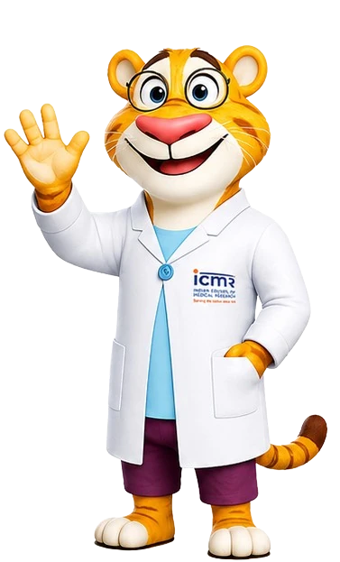 Dr. Curio, the ICMR-SHINE mascot